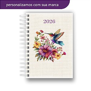 Agenda 2026 | Personalizada | Beija-Flor | Com Nome