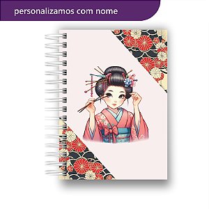 Agenda 2026 | Personalizada | Japonesa | Geisha | Com Nome