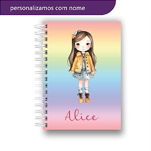 Agenda Escolar | Personalizada | Menininha | Candy | Colocamos Nome na Capa