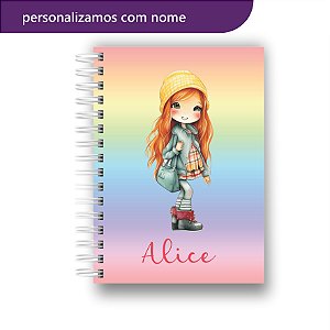 Agenda Escolar | Personalizada | Menininha | Candy | Colocamos Nome na Capa