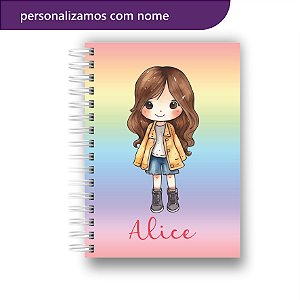 Agenda Escolar | Personalizada | Menininha | Candy | Colocamos Nome na Capa