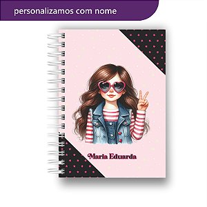 Agenda Escolar | Personalizada | Menininha | Super Star | Colocamos Nome na Capa