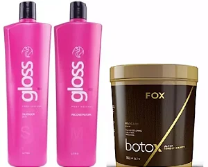 Progressiva Fox Gloss Kit 2x1 Litro + Bt-o.x 1kg