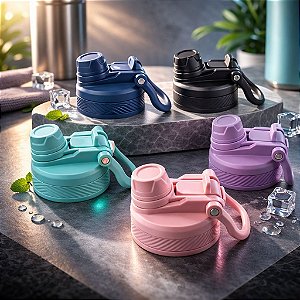 Tampa Universal Garrafa Térmica Dual Pro