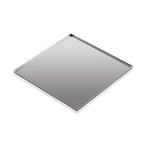 Assadeira Forma Lisa 35x35x1,5 Alumínio Forno Convector