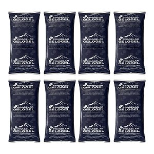 Kit 8 Unidades Gelo Gel Reutilizável 750ml Para Mesa Térmica Fria