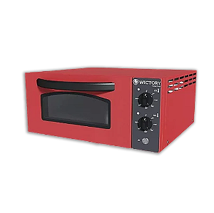Forno Pizza Elétrico Gourmet com Pedra WP-35 Vermelho Wictory