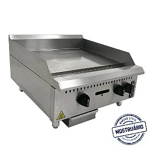 Chapa A Gás Profissional Linha Prime Manual 60cm Venâncio