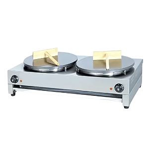 Maquina de Crepe Francês Dupla Profissional Elétrica 220V MCF-2
