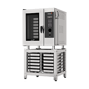 Forno Combinado Progamável 8 Gns a Gás M220V Com Cavalete