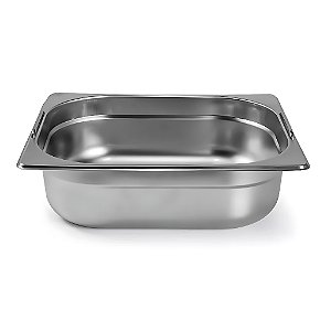 Cuba Gastronômica De Inox Com Alças Gn 1/2 100mm