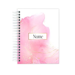 Planner Permanente : Marmorizado rosa A5