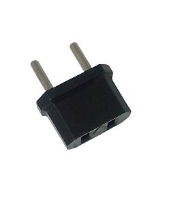 Adaptador de tomada chato p/ pino redondo