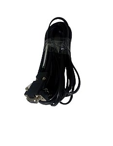 Cabo plano db 09 femea p/rj 4 v