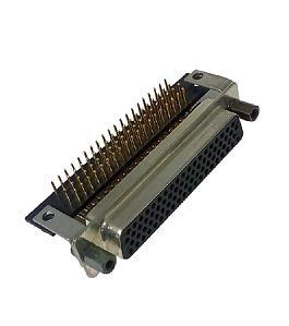 Conector DB 78v fêmea 90º p/placa