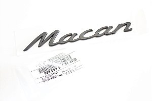 Emblema Traseiro Porsche Macan Preto Original 95b853675