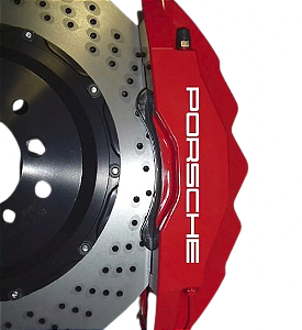 Decalque Pinça de Freio Porsche