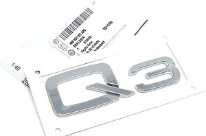 Emblema Audi Q3 Tampa Traseira