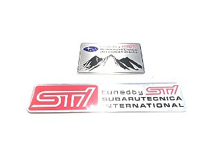 Emblema Subaru STI International