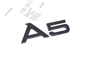 Emblema Audi A5 Traseiro Original Black