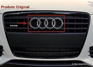 Emblema Grade Logo Argolas Audi A6 A7 Q3 Q5 Q7 Rs6 S6 S7 Rs7