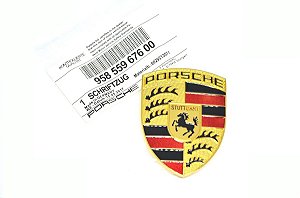 Emblema Traseiro Porsche 911 Carrera Preto 992 Original - Assaliz
