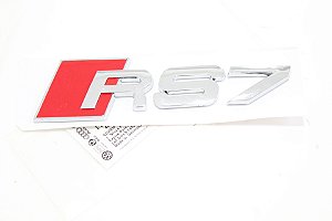 Emblema Audi A7 S7 Rs7 3.0t 4.0t Tampa Traseira Original