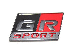 Emblema Gr Sport Toyota Corolla Rav4 Camry Hilux Etios Preto