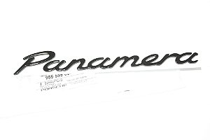 Emblema Traseiro Porsche Panamera Preto Original 971044880