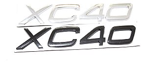 Emblema Volvo Xc40 X40 C40 Sweden R Design Preto Ou Cromo