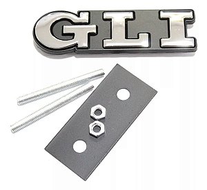 Emblema Grade Volkswagen Gli Passat Jetta Up Polo Nivus Golf Cromado