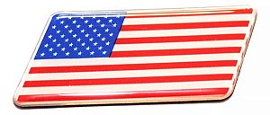Emblema Bandeira Usa Gm Dodge Corvette Mustang Camaro Ford