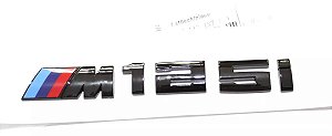 Emblema Bmw M Motorsport M2 M1 M5 M125i Original Preto