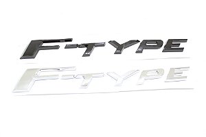 Emblema Jaguar F-type S R Xf Xe Xj Xkr Xfr Preto Cromado