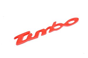 Emblema Turbo Vermelho