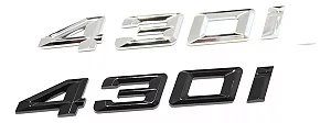 Emblema Tampa Traseira Bmw 430i Porta Malas Motorsport Original