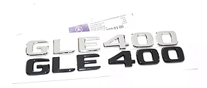 Emblema Gle400 E400 Mercedes Benz Original Mb Cromado Preto