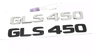 Emblema Gls450 S450 Mercedes Benz Original Mb Cromado Preto