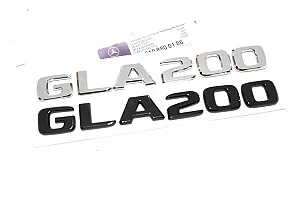 Emblema Gla200 A200 Mercedes Benz Original Cromado Preto