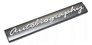 Emblema Autobiography Land Range Rover Evoque Vogue Discovery