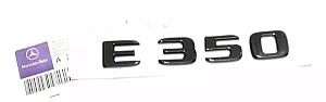 Emblema Mercedes Benz Original E300 E350 Preto