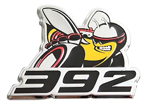 Emblema Super Bee 392 Hemi Srt Charter Challenger Dodge Rt