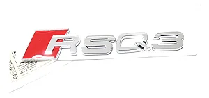 Emblema Audi Rsq3 Tampa Traseira Cromado Original 83A853740