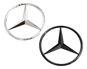 Emblema Traseiro Mercedes Cla250 A200 C180 E300 Glc 90mm