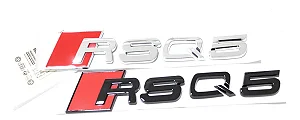 Emblema Audi Rsq5 Tampa Traseira Sportback Preto Original
