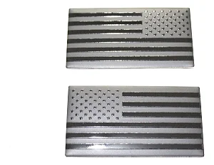 Emblemas Laterais Bandeira Usa Gm Dodge Ford Ram S10 Ranger