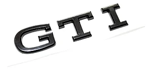 Emblema Volkswagen Gti Golf Mk8 Polo Preto