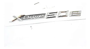 Emblemas Traseiro Bmw Xdrive 50e X1 X3 X4 X5 X6 Original Cromado