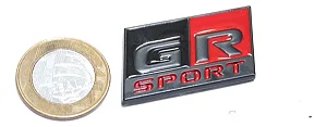 Emblema Gr Sport Toyota Corolla Rav4 Camry Hilux Etios Preto S
