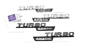 Emblema Mercedes Turbo 4matic Gla45 A45 Cla45 C43 A43 Amg